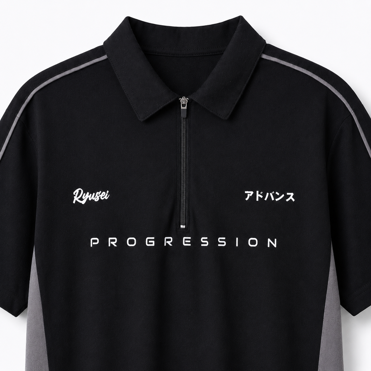 Ryusei Polo Pria Progression Black