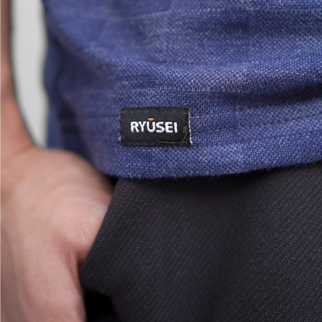Ryusei Polo Pria Rai Navy