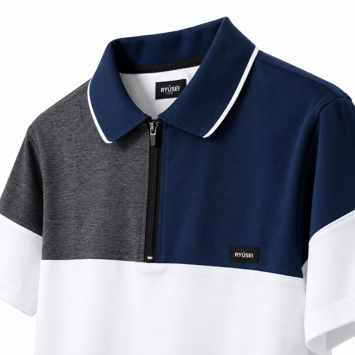Ryusei Polo Shirt Rikuto CMB White