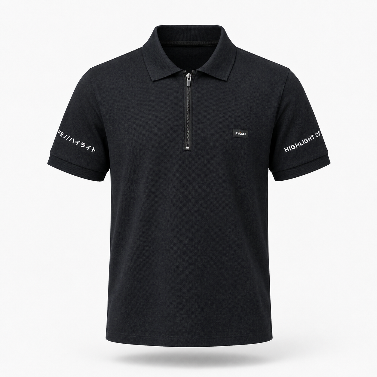 Ryusei Polo Shirt Kagayaki Black