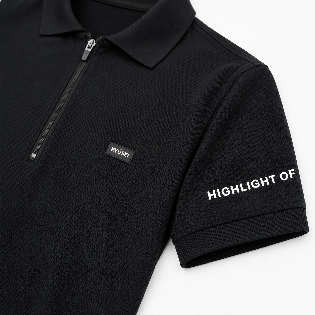 Ryusei Polo Shirt Kagayaki Black
