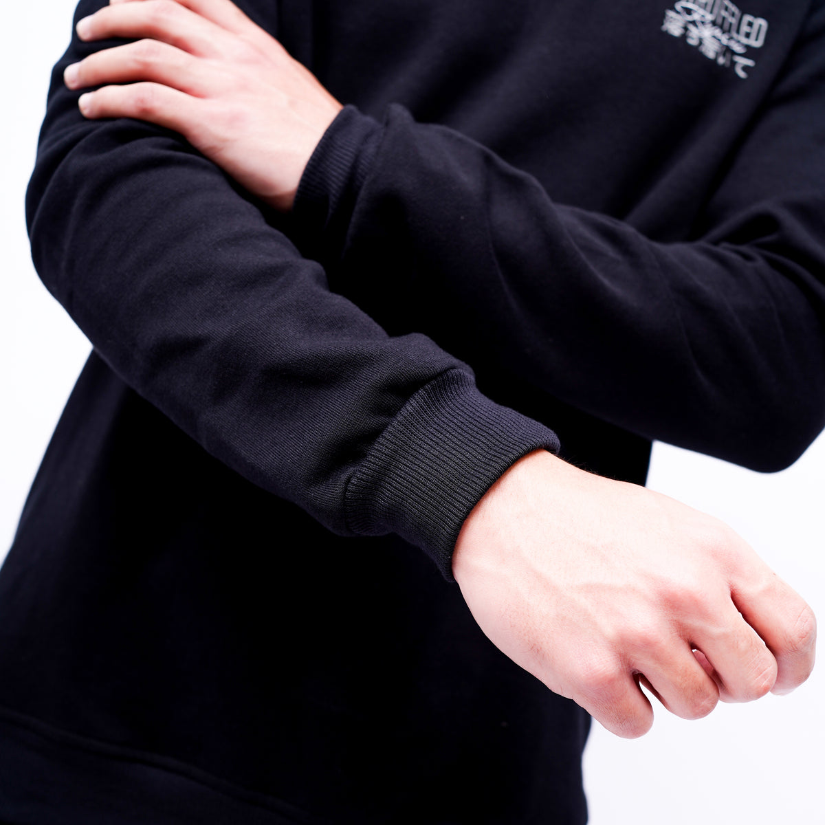 Ryusei Sweater Pria Premium Basic Black