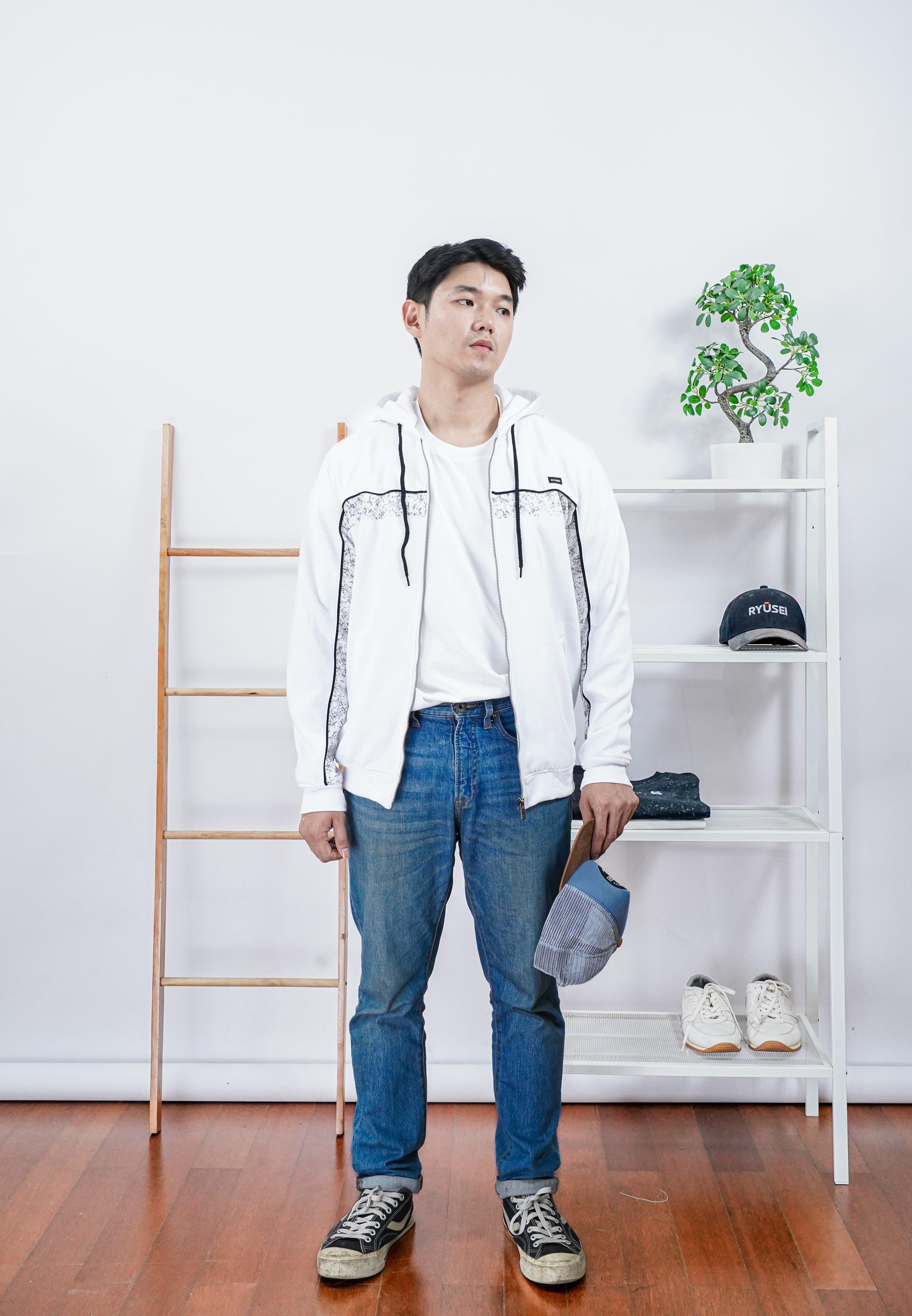 Ryusei Jacket Akatsu White - Ryusei