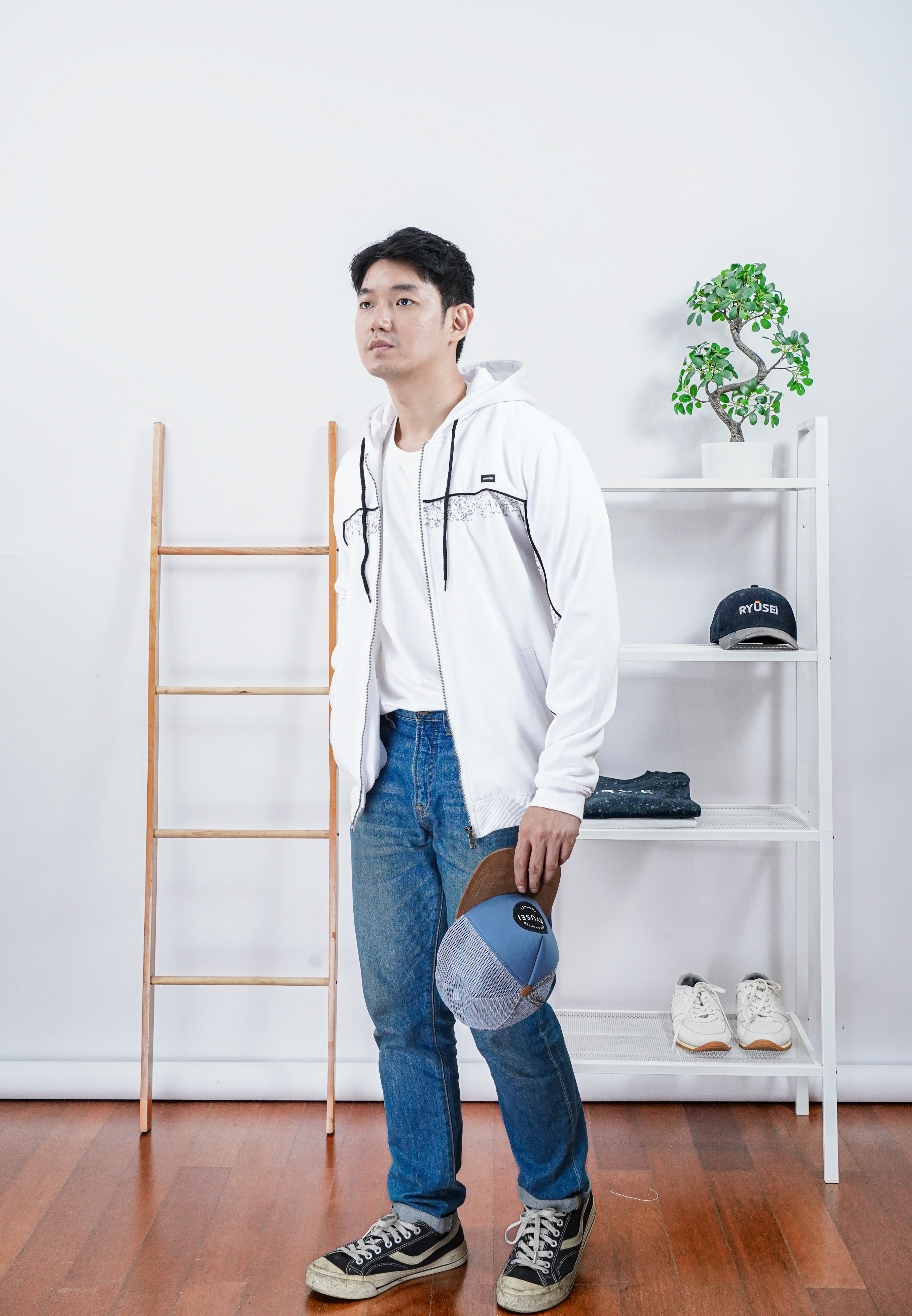 Ryusei Jacket Akatsu White - Ryusei