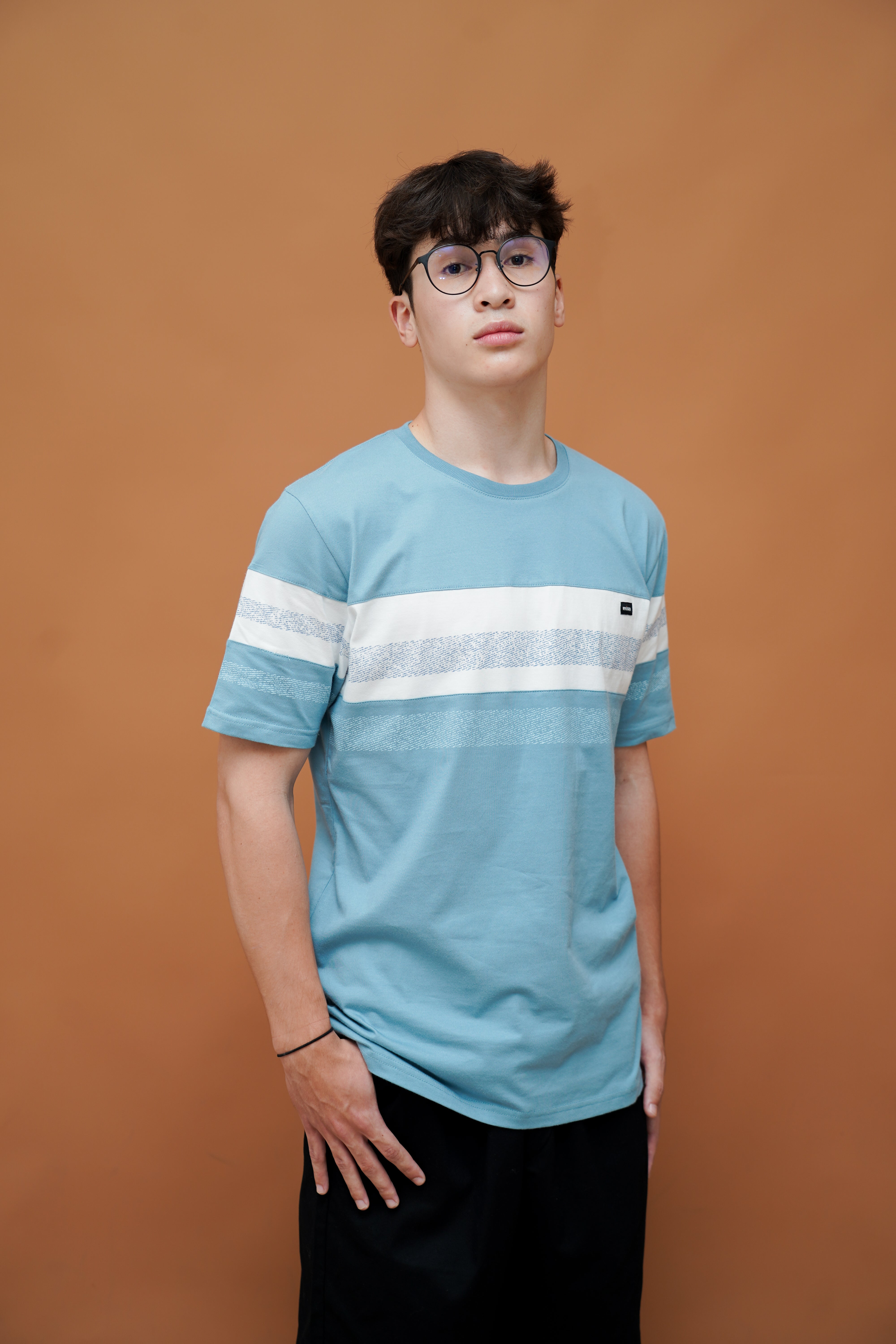 Ryusei Kaos Pria Miyashita CMB Smoke Blue