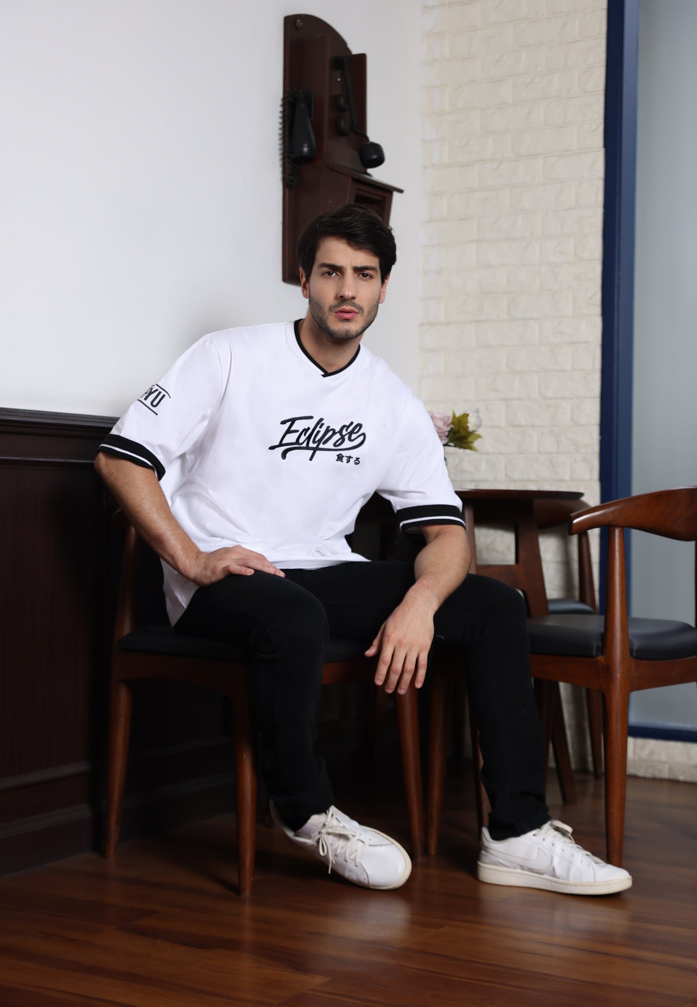 Ryusei Oversize T-shirt Jersey Streetwear Action - Bordir