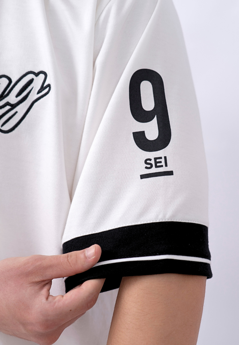 Ryusei Kaos Pria Boxy Oversize Dashing White