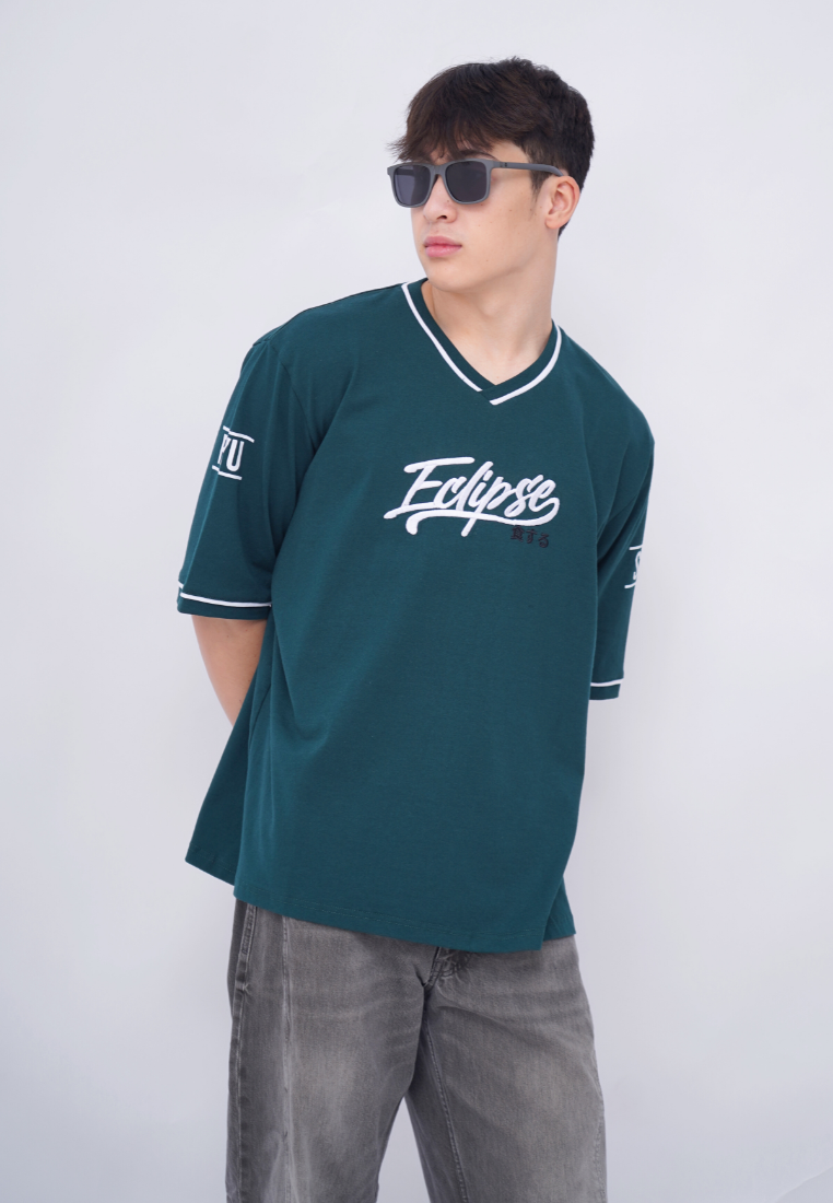 Ryusei Oversize T-shirt Jersey Streetwear Eclipse- Bordir