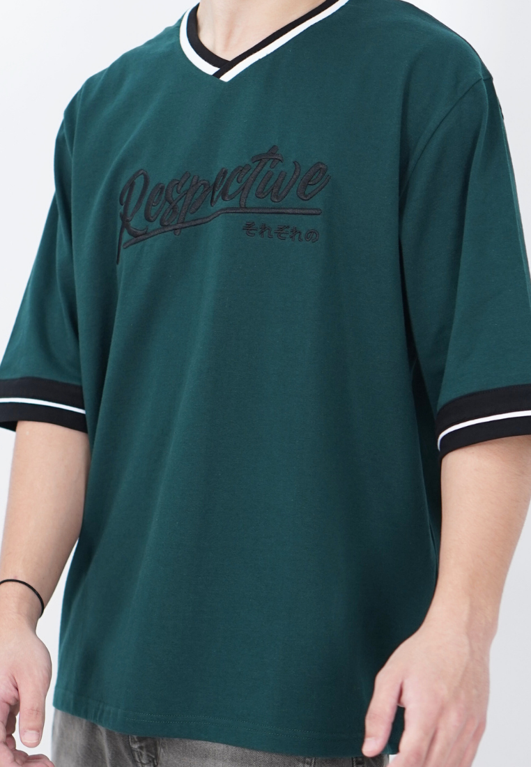 Ryusei Kaos Pria Boxy Oversize Respective