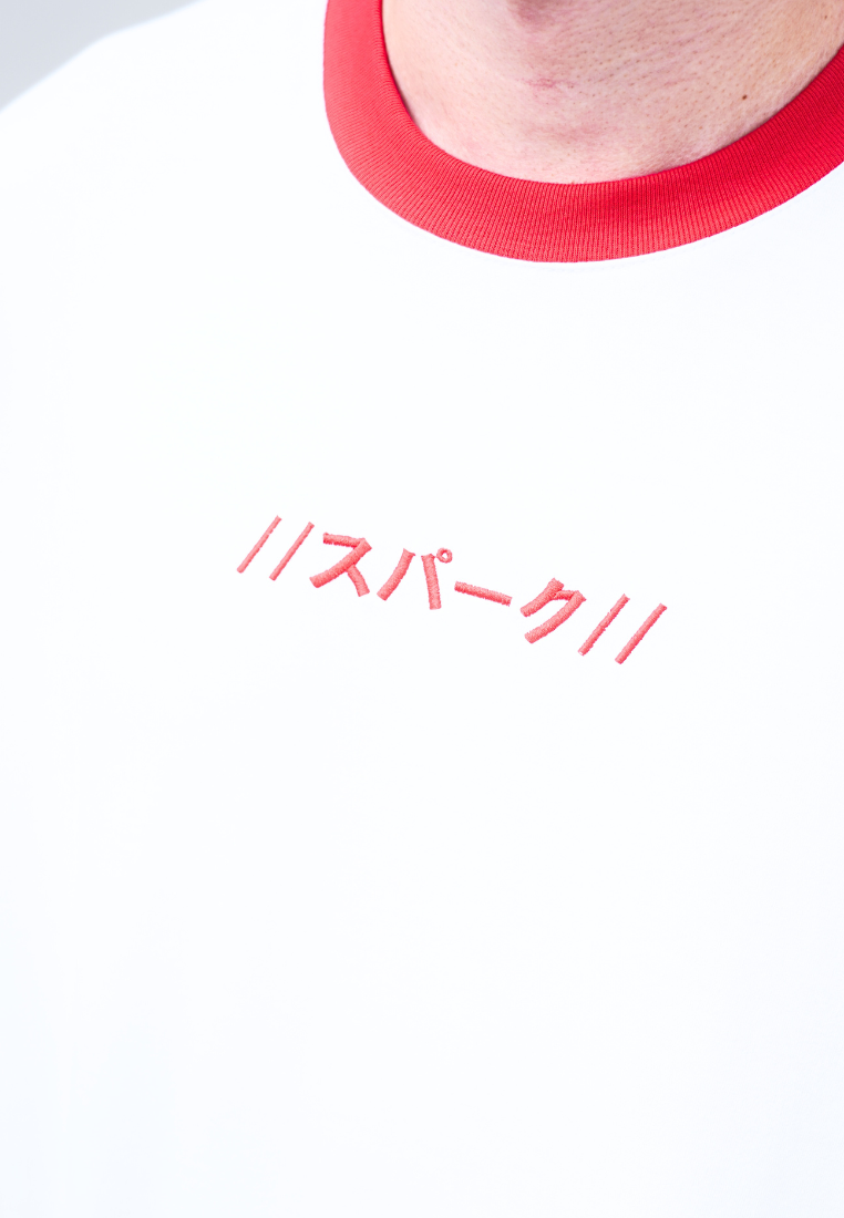 Ryusei Kaos Pria Boxy Oversize Eighty CMB Red