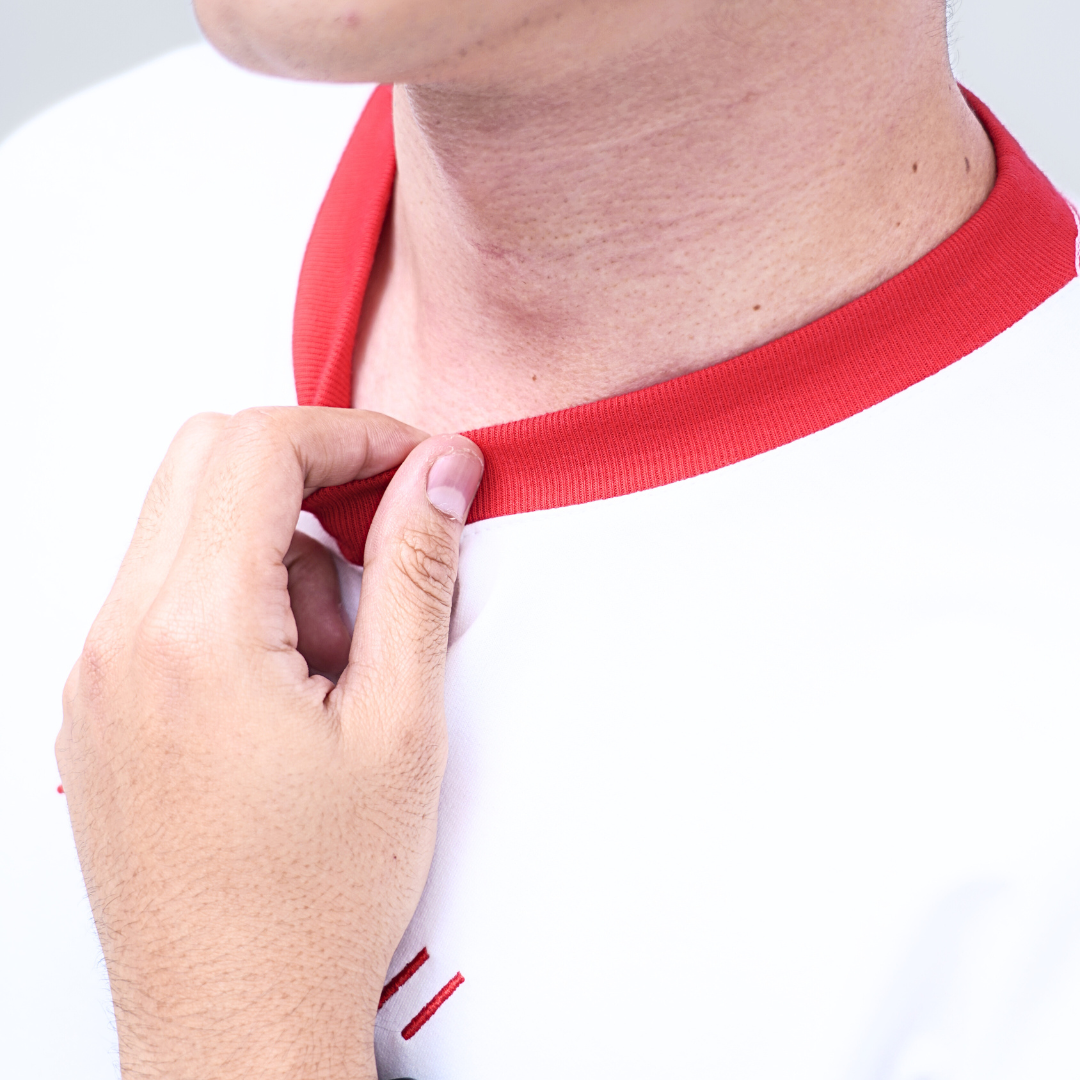 Ryusei Kaos Pria Boxy Oversize Eighty CMB Red