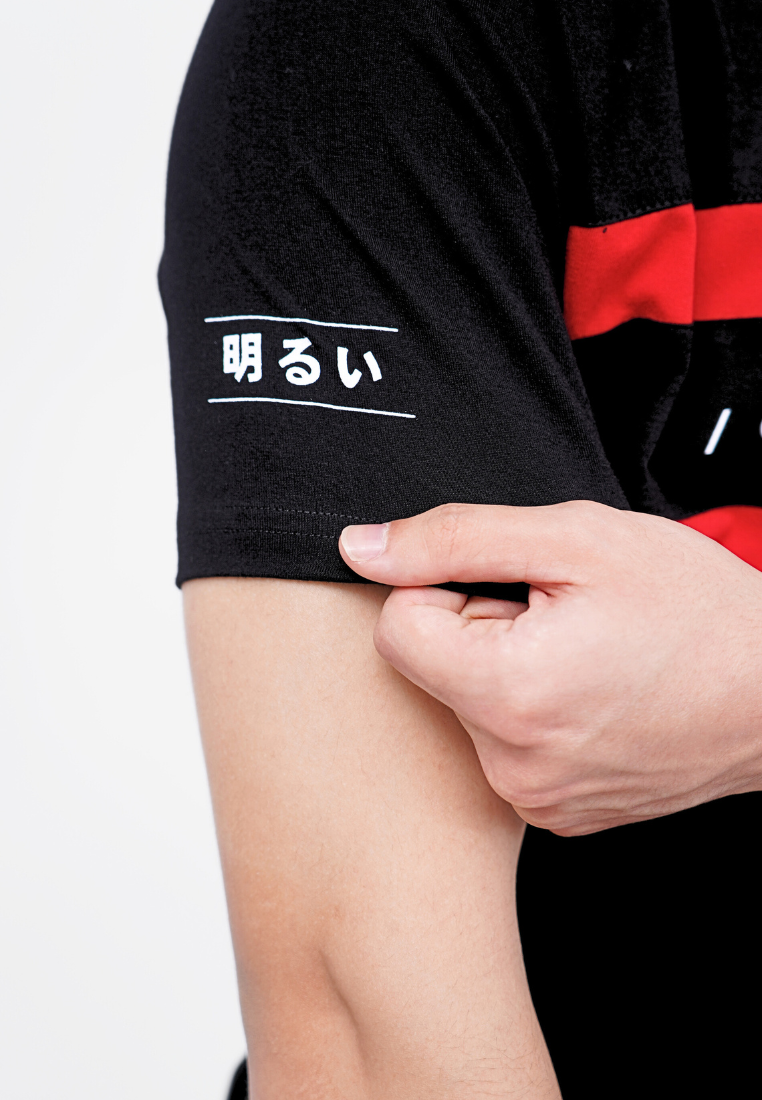 Ryusei Kaos Pria Candescent Black