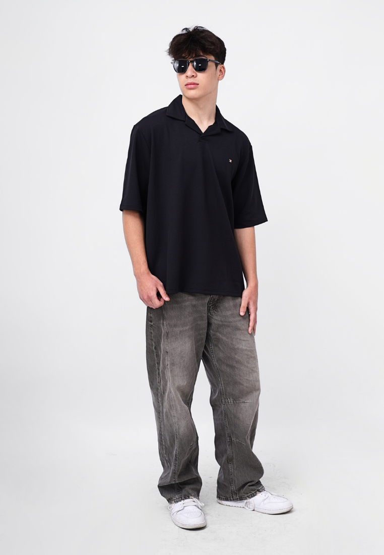 Ryusei Polo Oversize Kudo Twill – Polo dengan Tekstur Unik