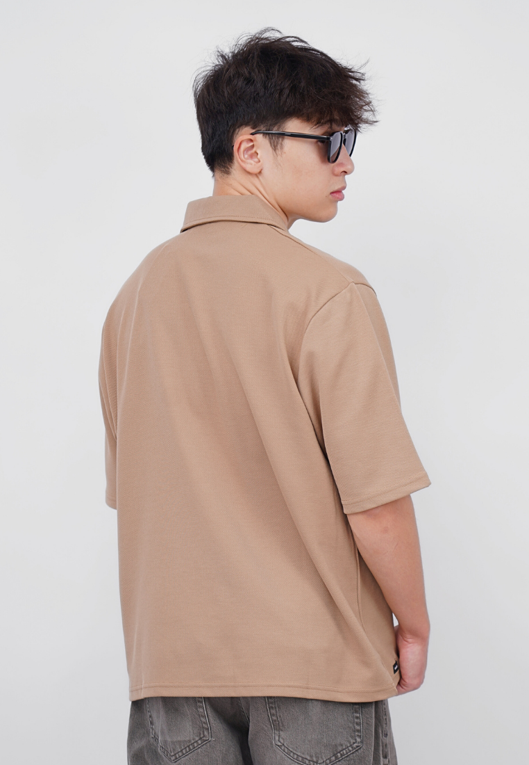 Ryusei Polo Oversize Kudo Twill – Polo dengan Tekstur Unik