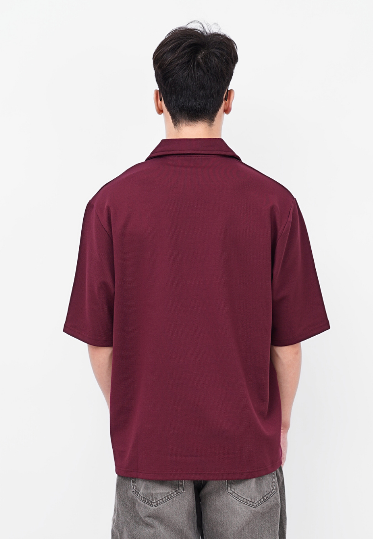 Ryusei Polo Oversize Kudo Twill – Polo dengan Tekstur Unik
