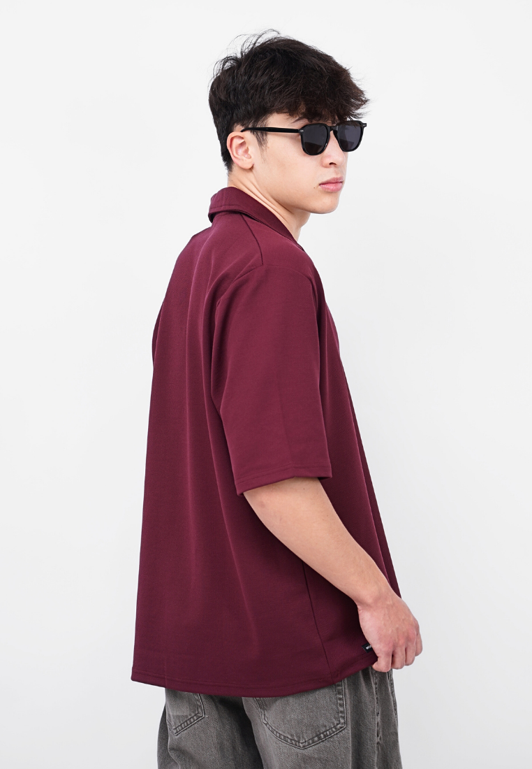 Ryusei Polo Oversize Kudo Twill – Polo dengan Tekstur Unik