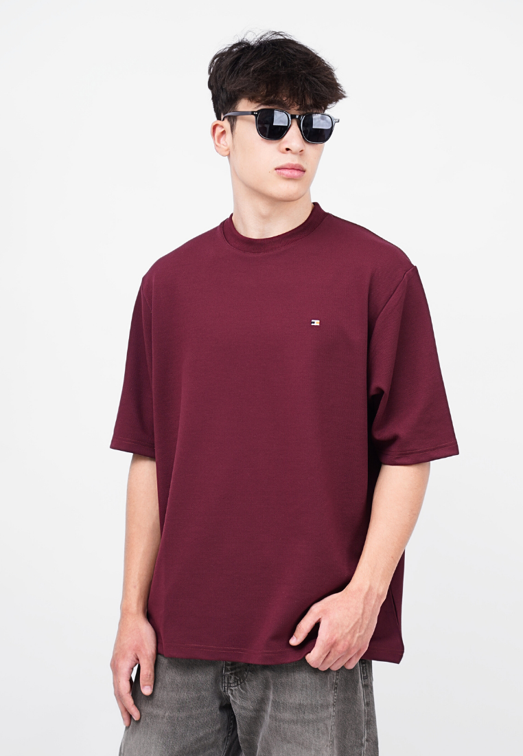 Ryusei T-shirt Oversize Kudo Twill – Kaos dengan Tekstur Unik