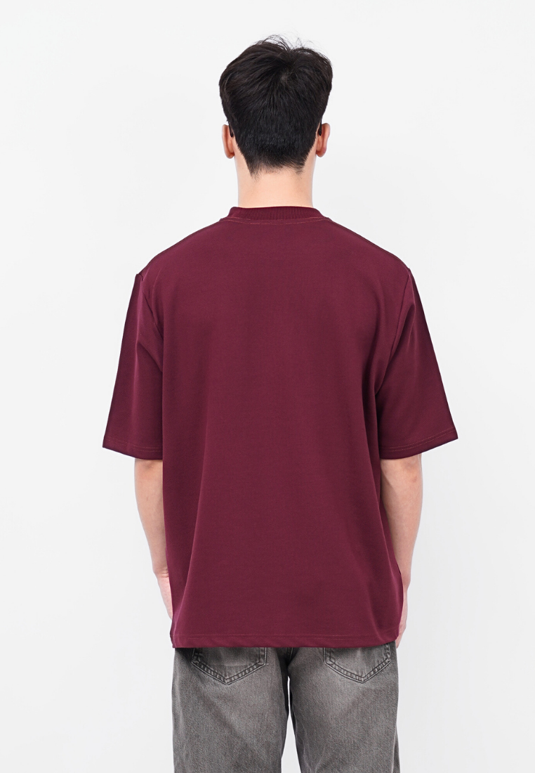 Ryusei T-shirt Oversize Kudo Twill – Kaos dengan Tekstur Unik