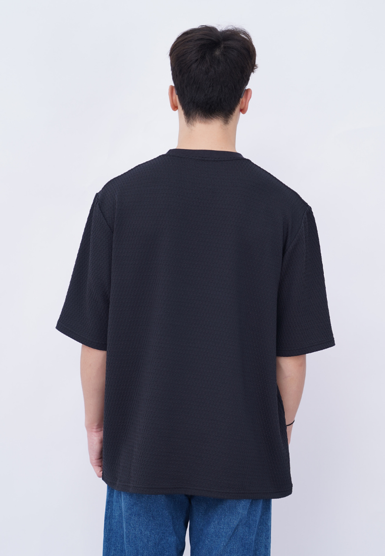 Ryusei T-shirt Oversize SORA Knit – Kaos Knit dengan Tekstur Unik