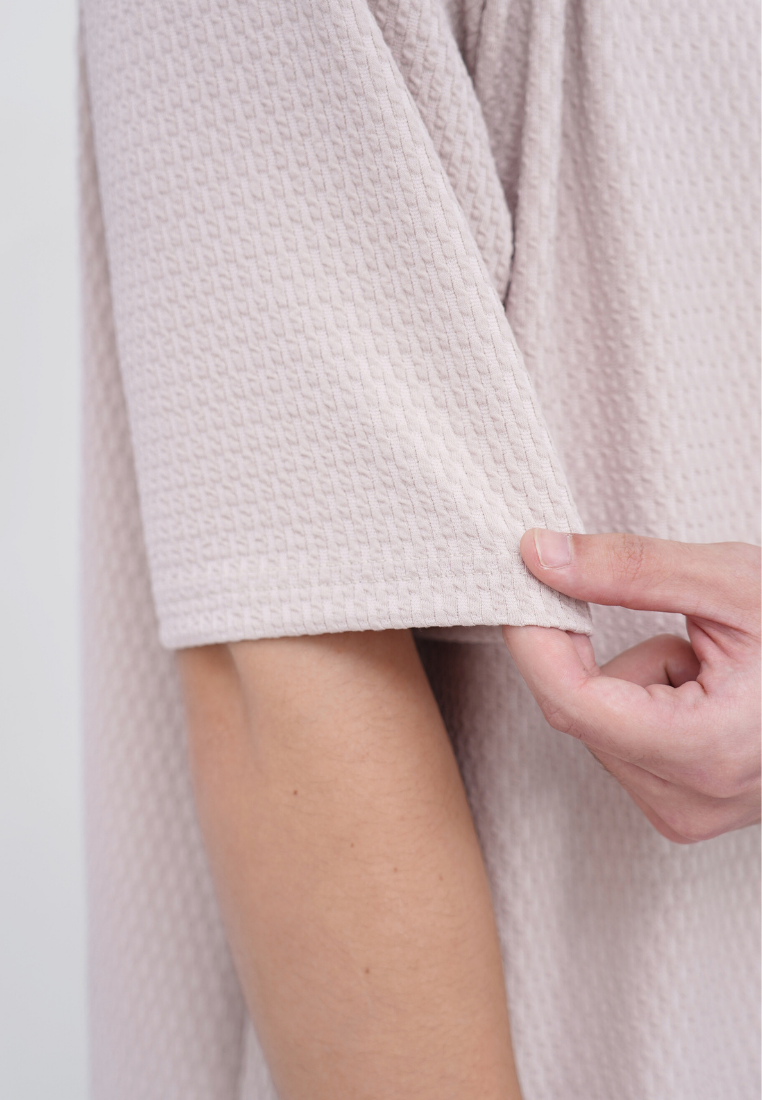 Ryusei T-shirt Oversize SORA Knit – Kaos Knit dengan Tekstur Unik