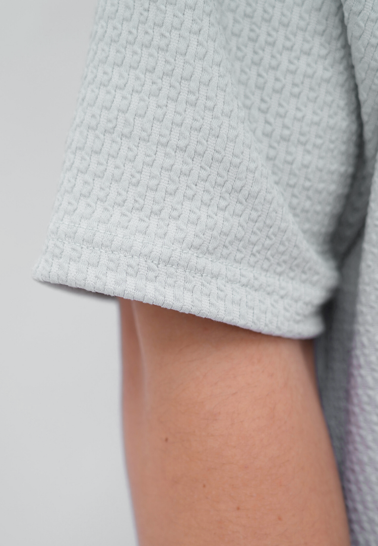 Ryusei T-shirt Oversize SORA Knit – Kaos Knit dengan Tekstur Unik