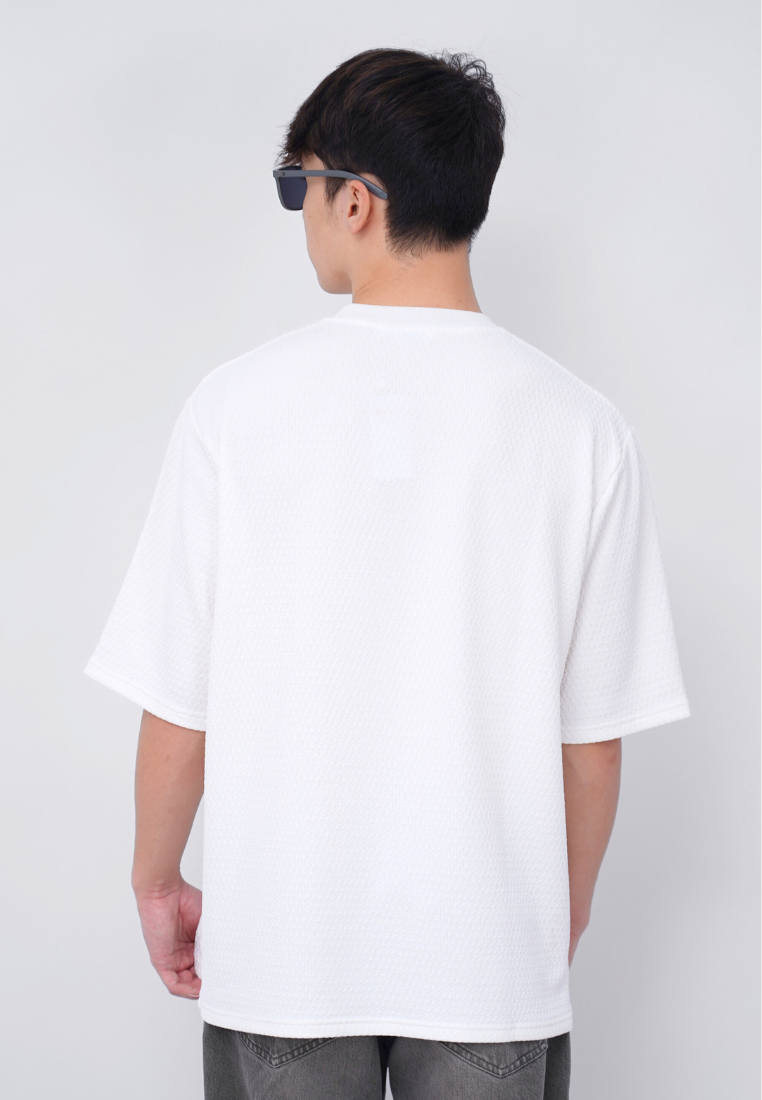 Ryusei T-shirt Oversize SORA Knit – Kaos Knit dengan Tekstur Unik