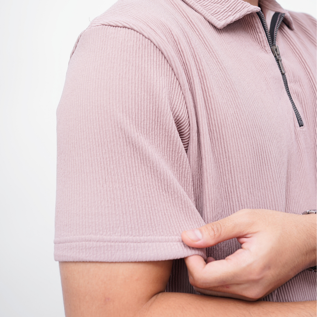 Ryusei Polo Pria SHIN Fit Basic | Polo dengan Tekstur Unik
