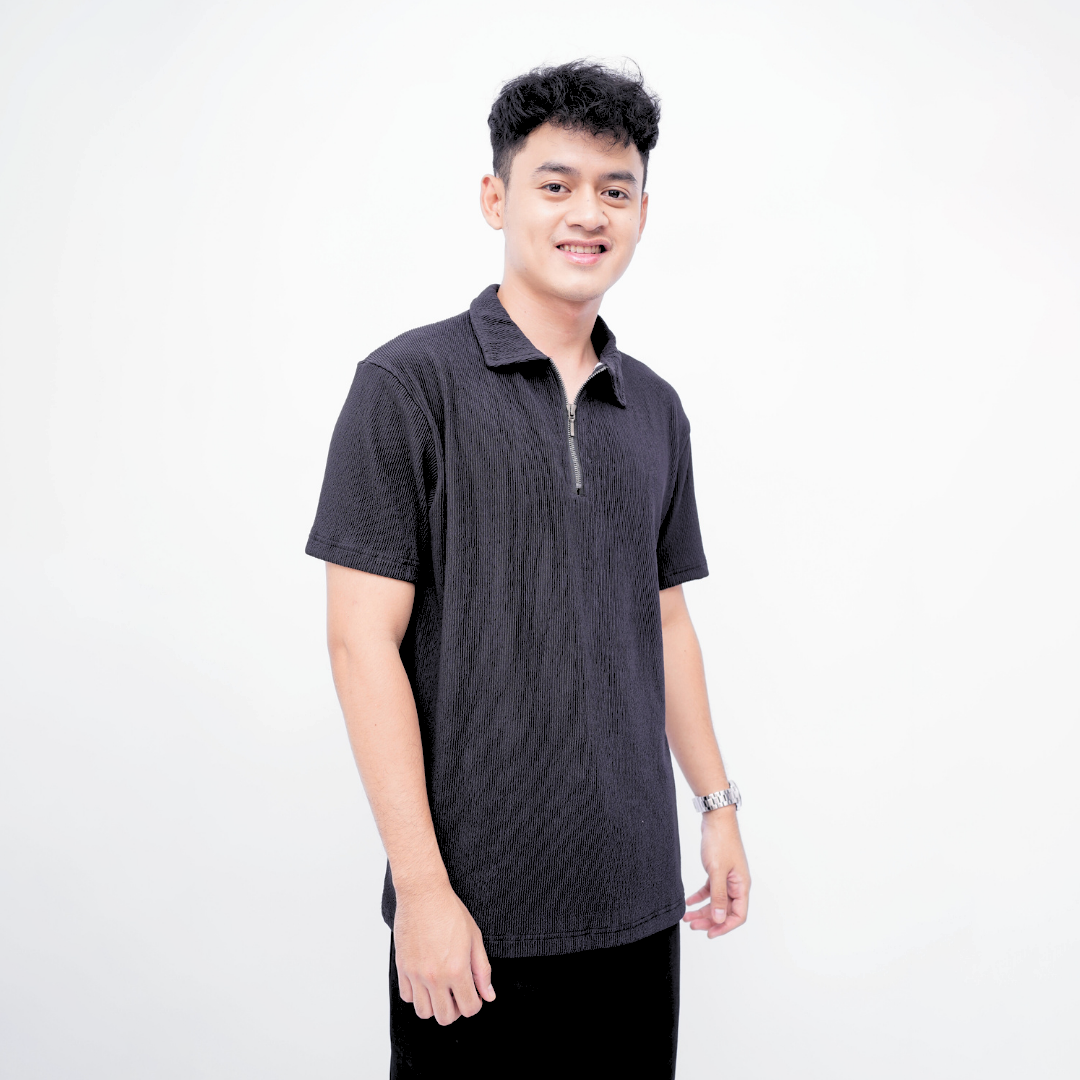 Ryusei Polo Pria SHIN Fit Basic | Polo dengan Tekstur Unik