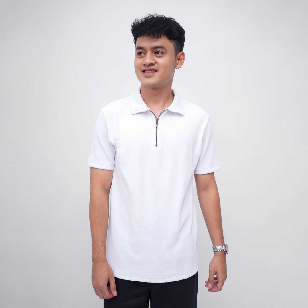 Ryusei Polo Pria SHIN Fit Basic | Polo dengan Tekstur Unik