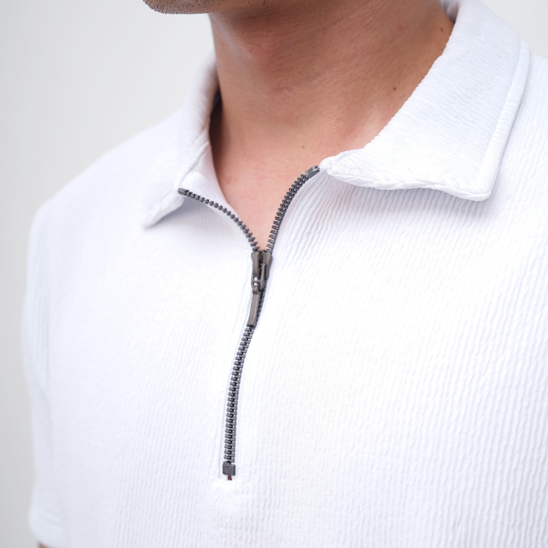 Ryusei Polo Pria SHIN Fit Basic | Polo dengan Tekstur Unik