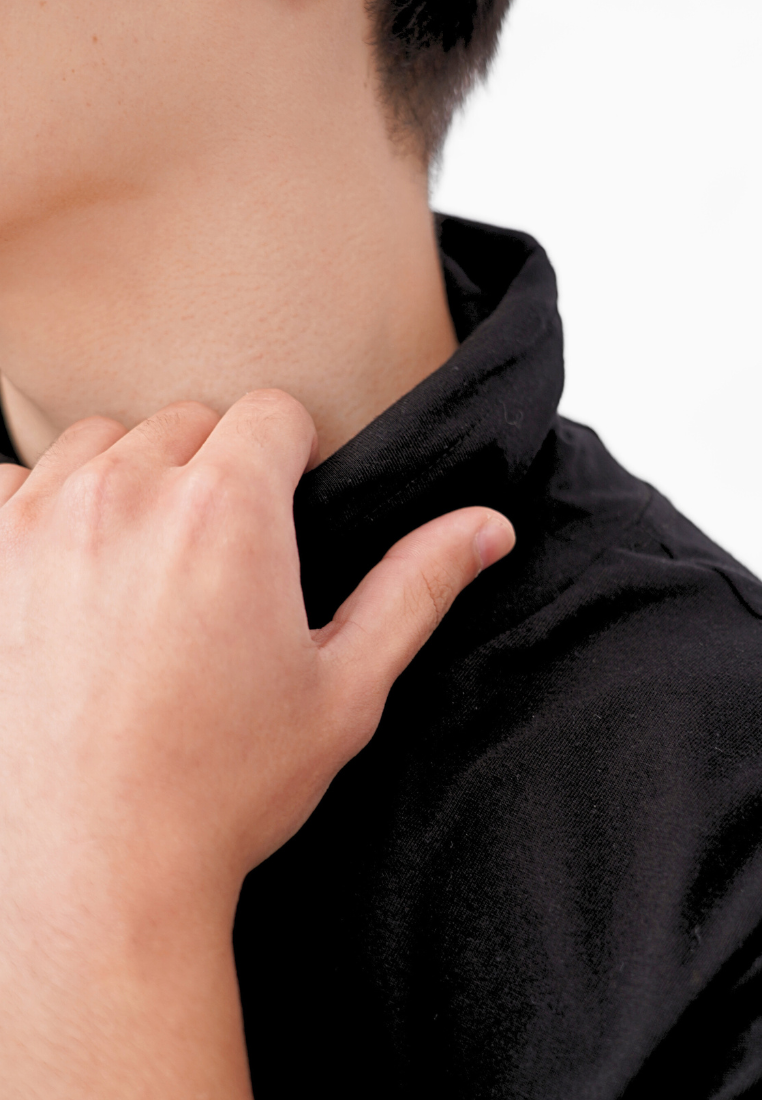 Ryusei Kaos Pria Turtleneck Nandito Basic