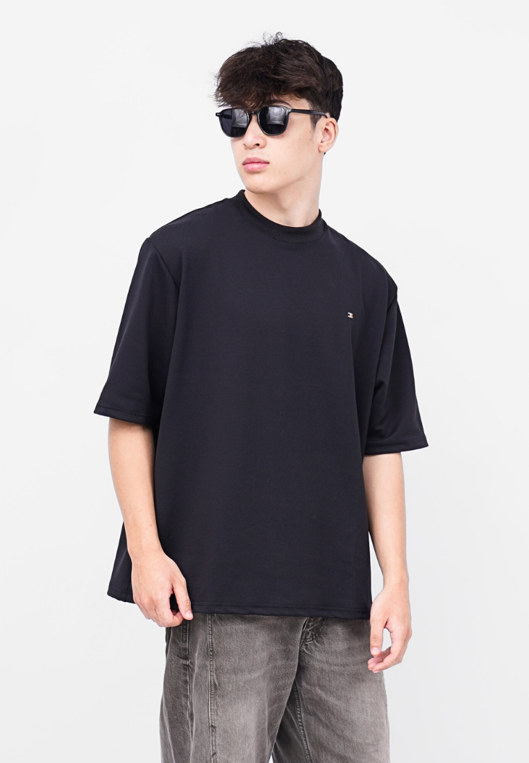 Ryusei T-shirt Oversize Kudo Twill – Kaos dengan Tekstur Unik