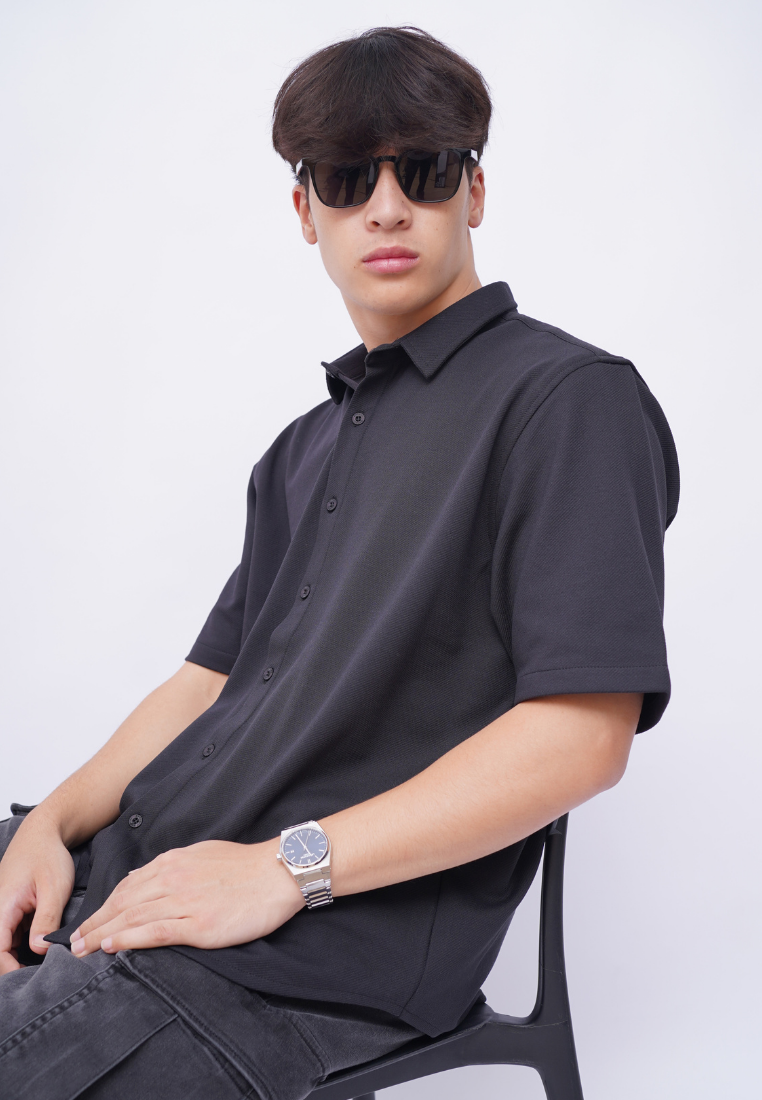 Ryusei Kemeja Reguler Kudo Twill – Kemeja dengan Tekstur Unik