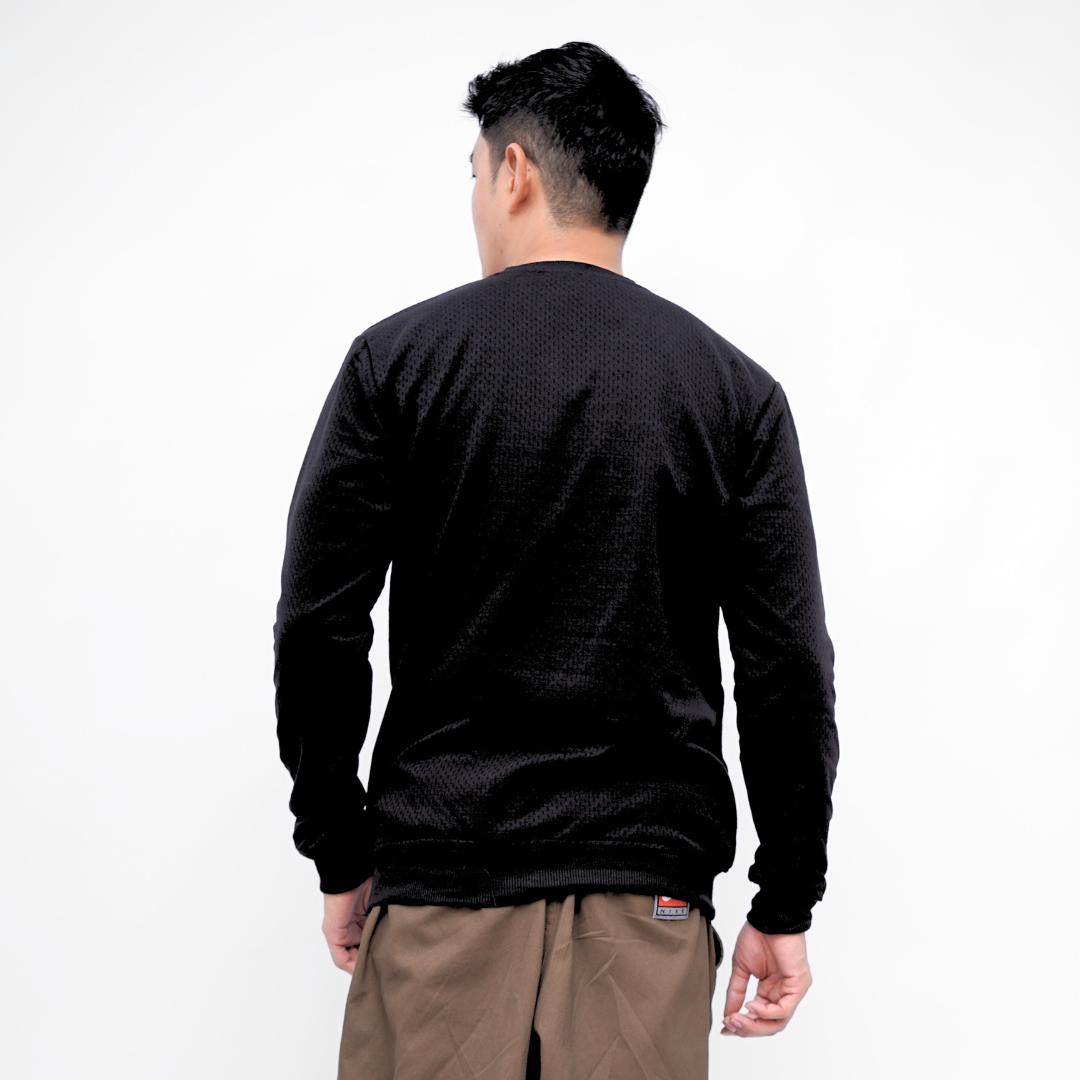 Ryusei Sweater Pria Nao Black