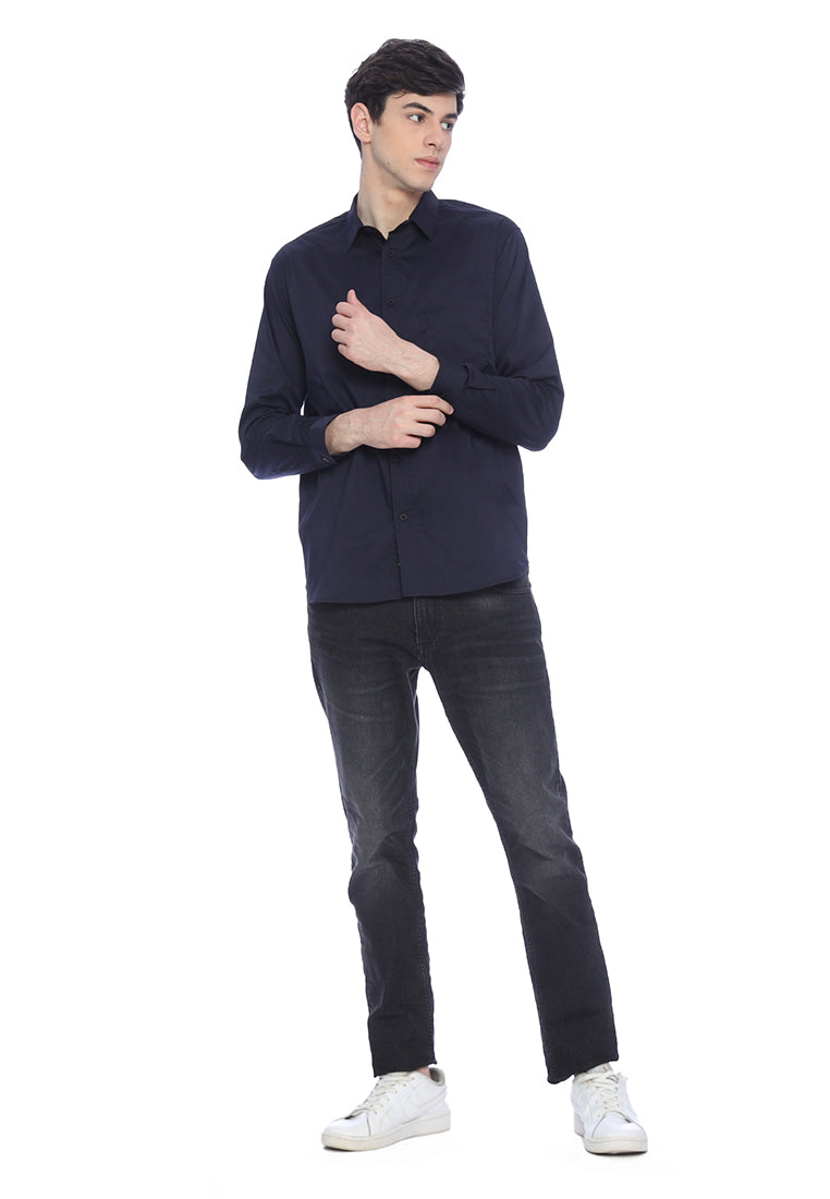 Ryusei Shirt Nakata Long Sleeve Black - Ryusei
