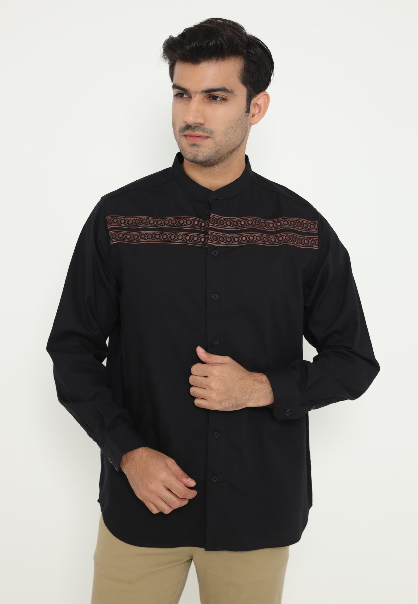 Ramadan Series | Ryusei Kemeja Kerah Koko Lengan Panjang Nakato