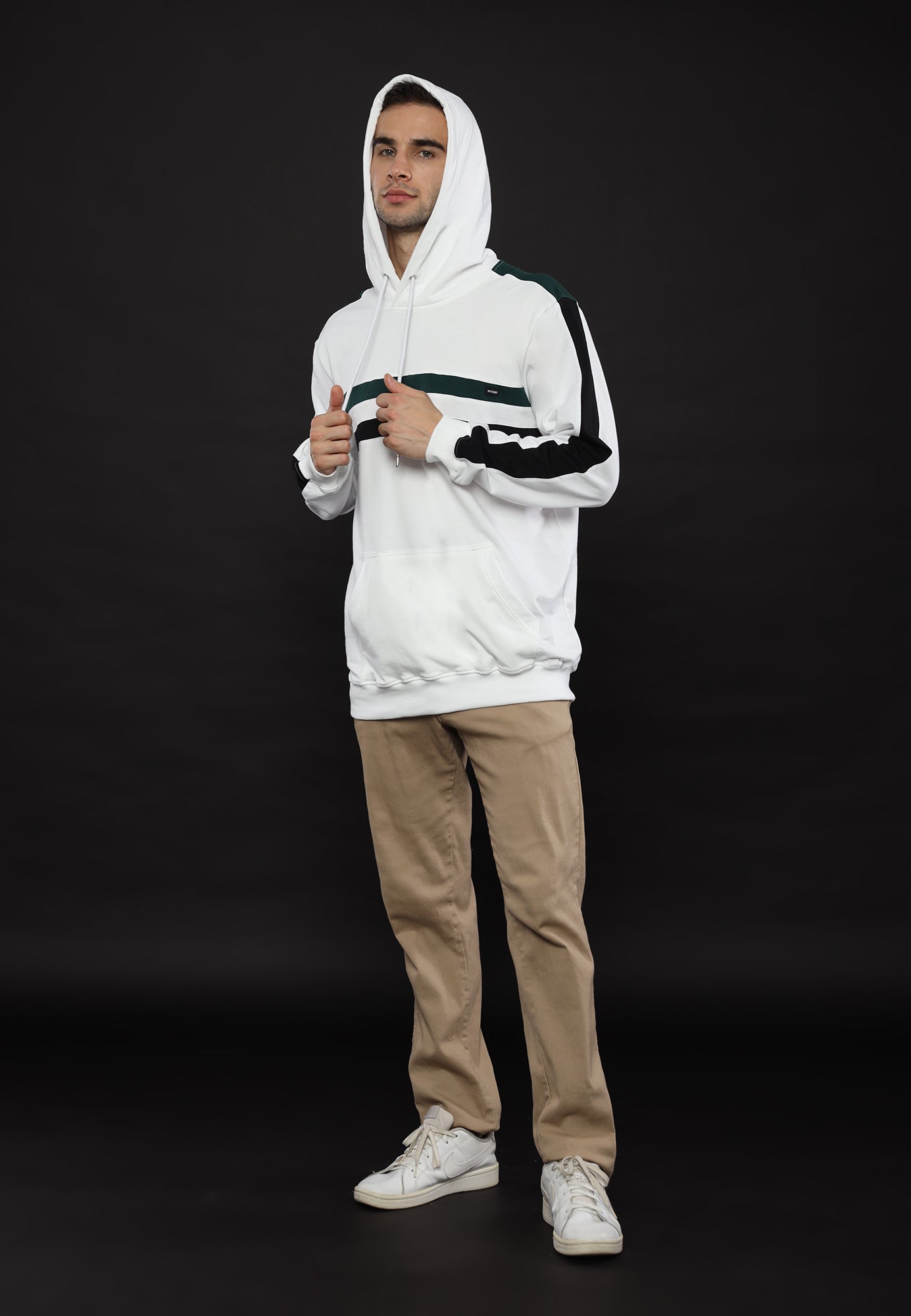 Ryusei Sweater Hoodie Arashiyama CMB White