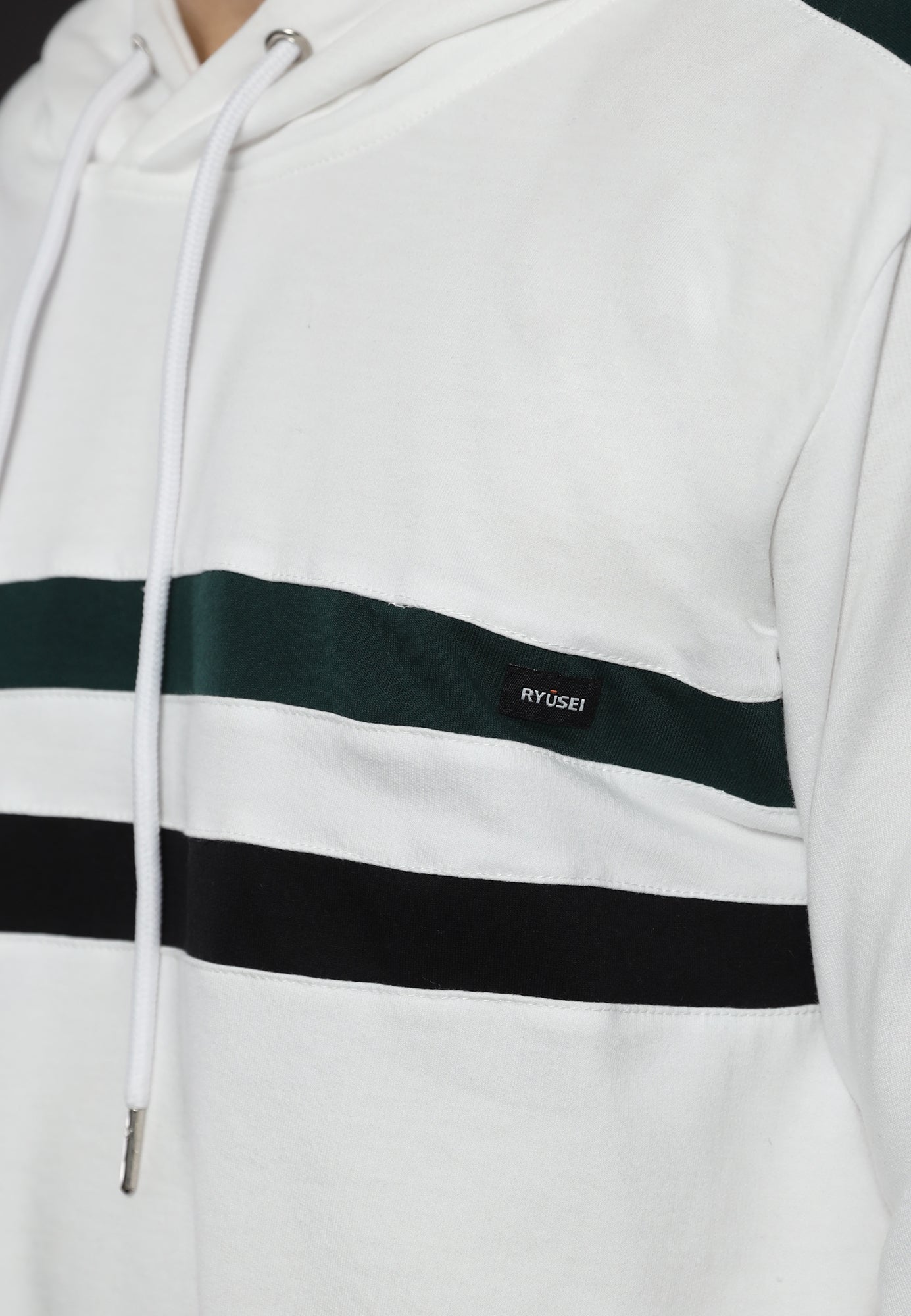 Ryusei Sweater Hoodie Arashiyama CMB White