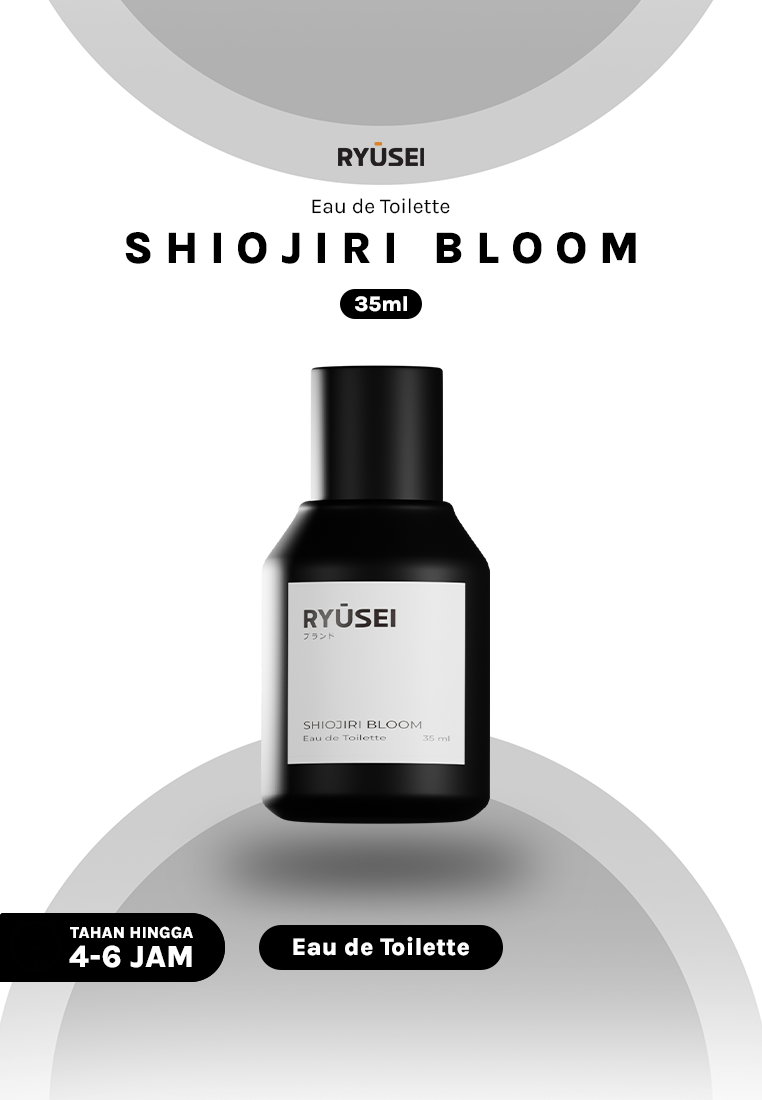 Ryusei Shiojiri Bloom - Eau de Toilette 35ml - Parfum Segar Unisex