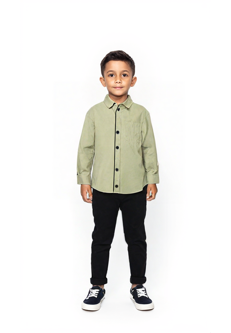 Ryusei Shirt kids Akazaki Long Slevee Mint Green