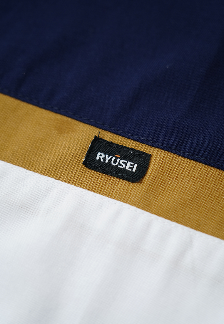 Ramadan Series | Ryusei Kemeja Kerah Koko Lengan Pendek Maiko CMB White