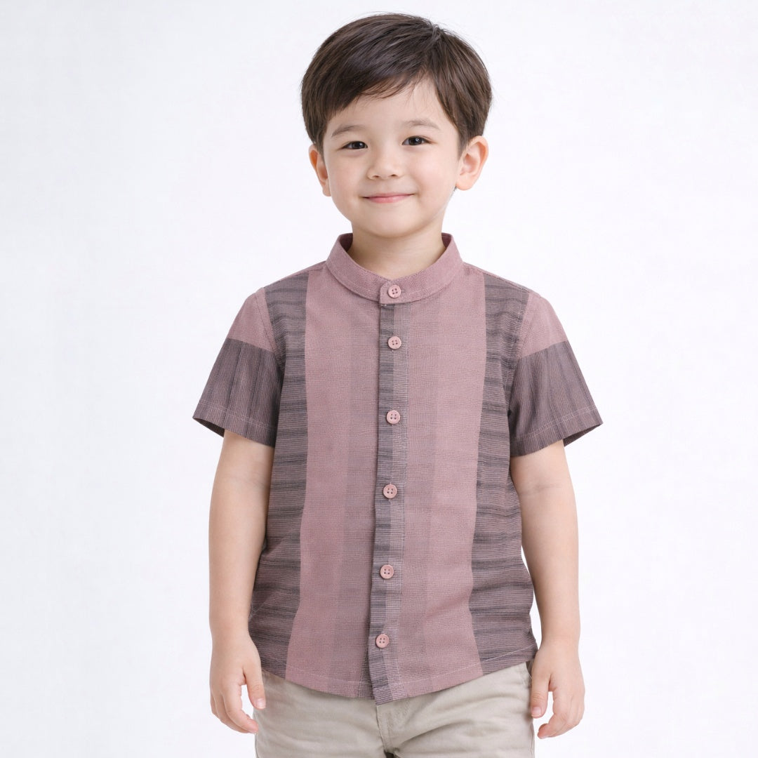 Ryusei Kemeja Anak Lengan Pendek Yahata