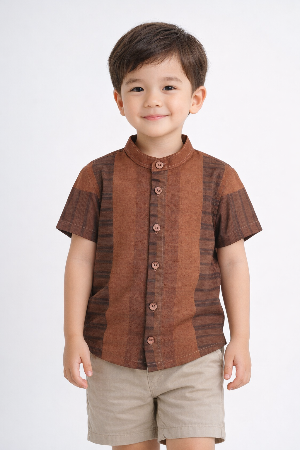 Ryusei Kemeja Anak Lengan Pendek Yahata