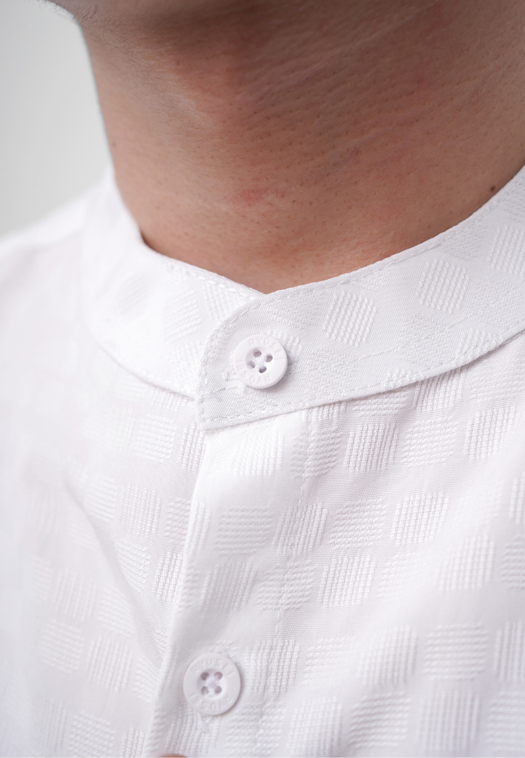 Ryusei Kemeja Kerah Koko Lengan Pendek Akari