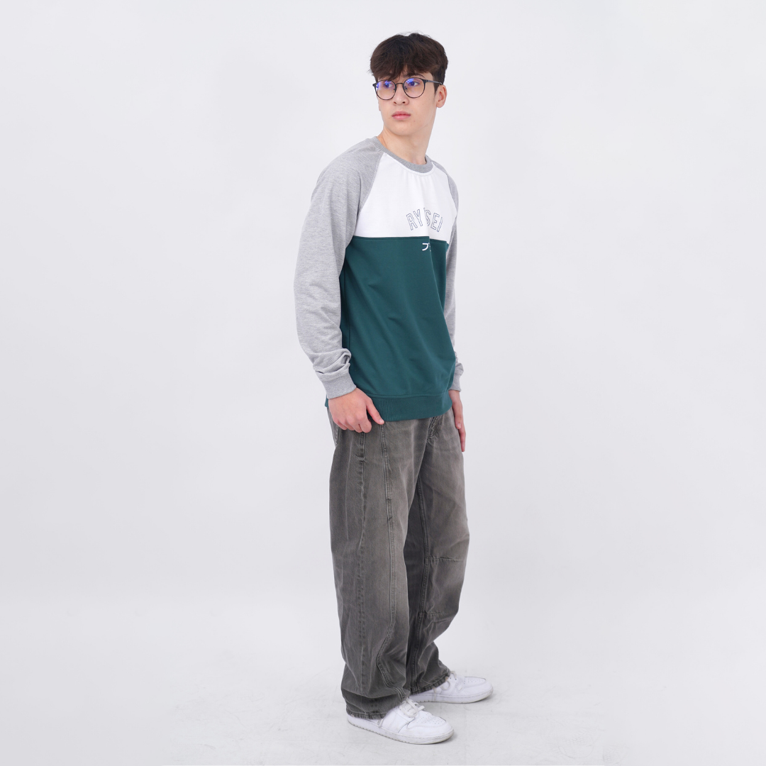 Ryusei Sweater Pria Ichiro CMB Green
