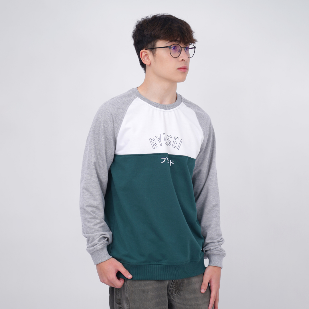 Ryusei Sweater Pria Ichiro CMB Green