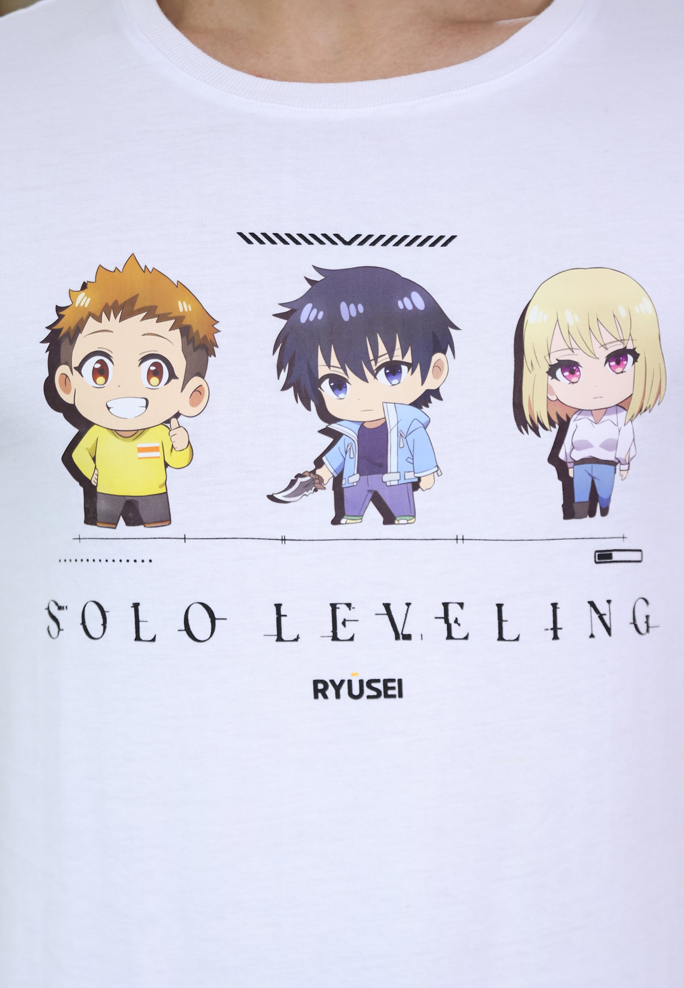 Ryusei x Solo Leveling | T-shirt Hunt Bound White
