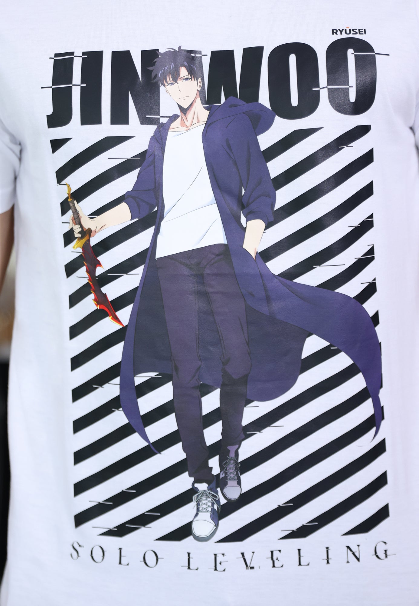 Ryusei x Solo Leveling | T-shirt Sung Jinwoo White
