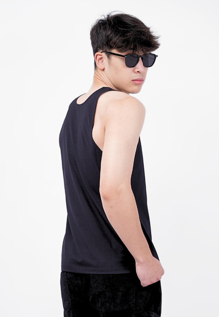 Ryusei Tanktop Pria Yuji Black