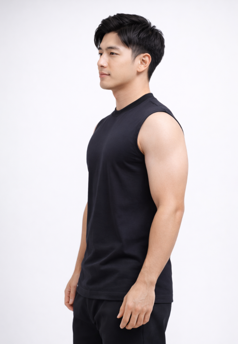 Ryusei Tanktop Pria Takara Black